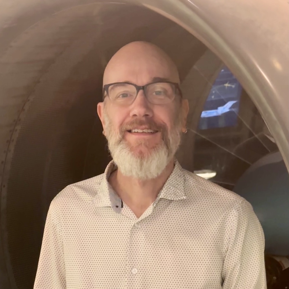 photo of thomas at the Museum of Science and Industry, Chicago, IL, USA, October 2025